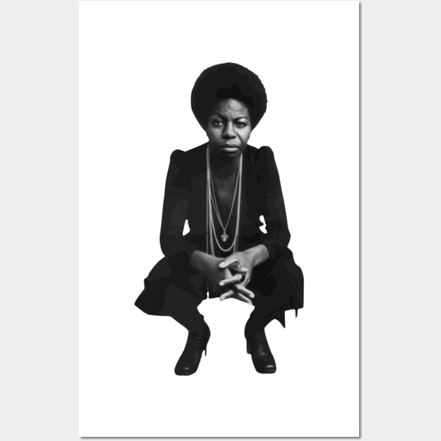 Nina Simone Wall Art by One Mic History Store